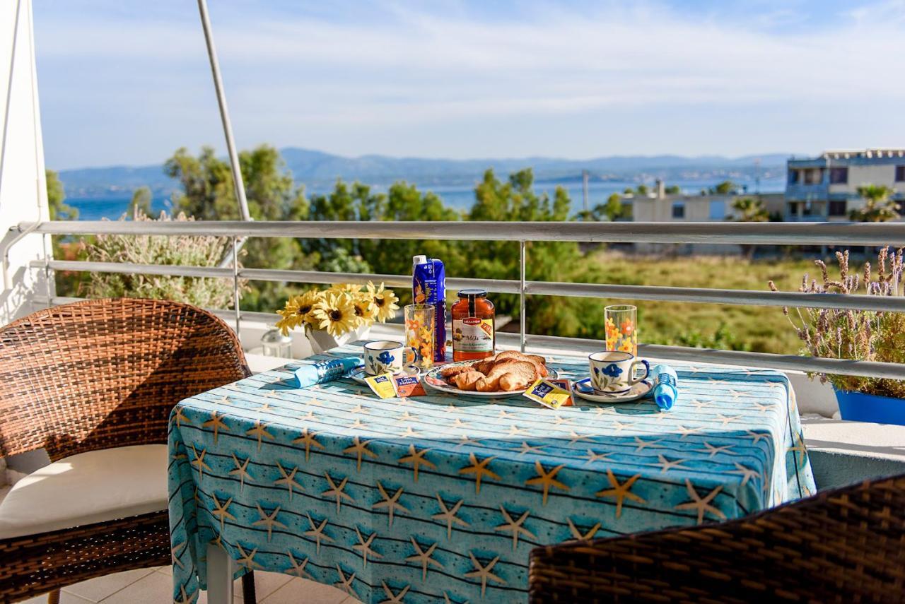 Liland Beachfront Lefkandi Chalkida Exterior foto