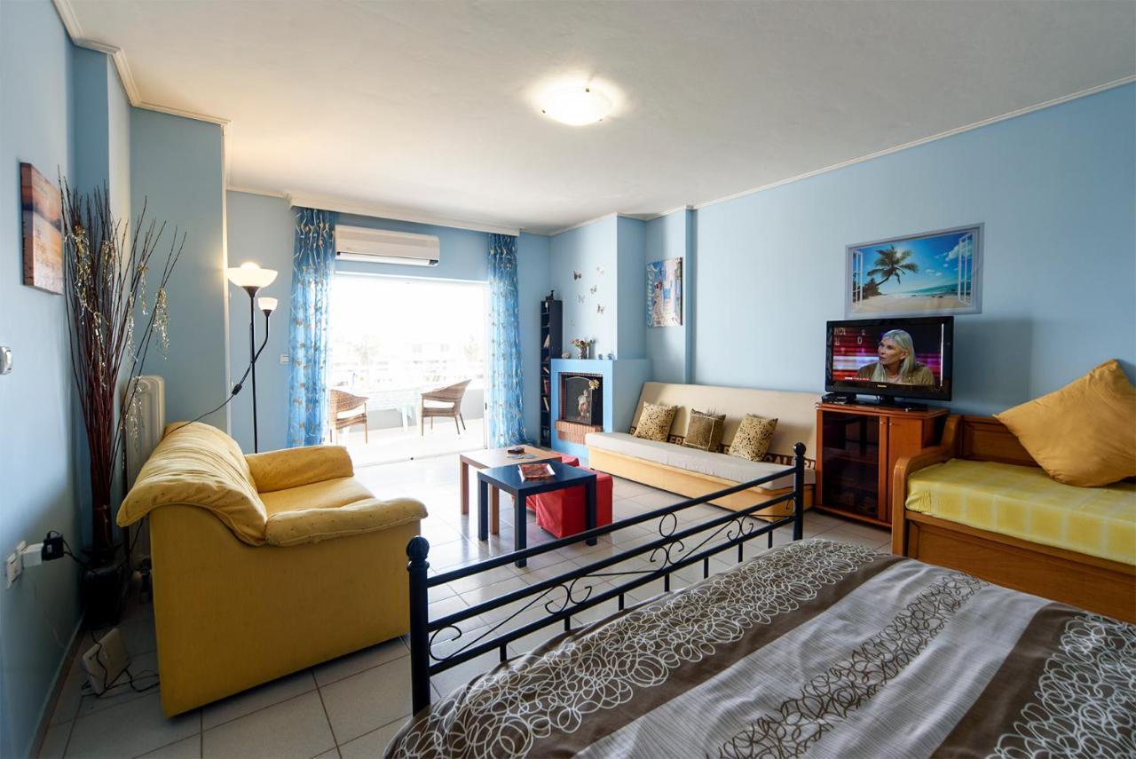 Liland Beachfront Lefkandi Chalkida Exterior foto